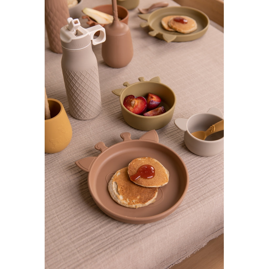 nuuroo - Silikone spisesæt - 3-pak - 100% LFGB silikone - Chocolate Malt