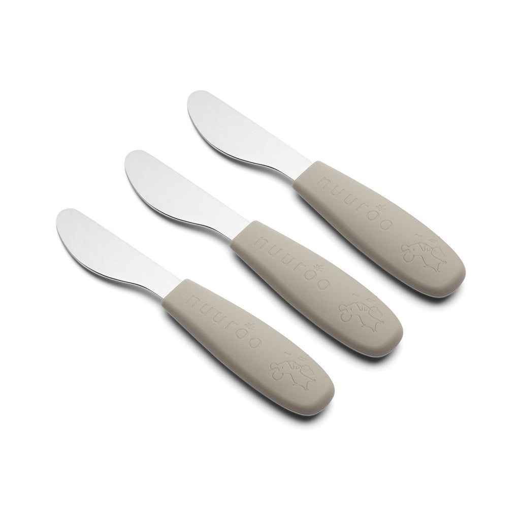 nuuroo - Knive til børn - Børneknive - 3-pak - 13 cm - Cobblestone