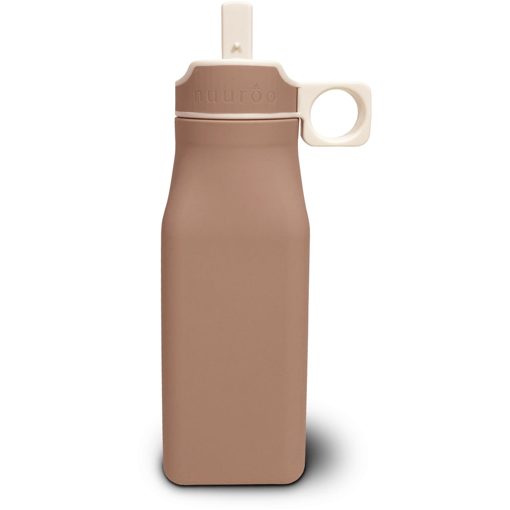 nuuroo - Silikone drikkeflaske - Vandflaske - 400 ml - Chocolate Malt