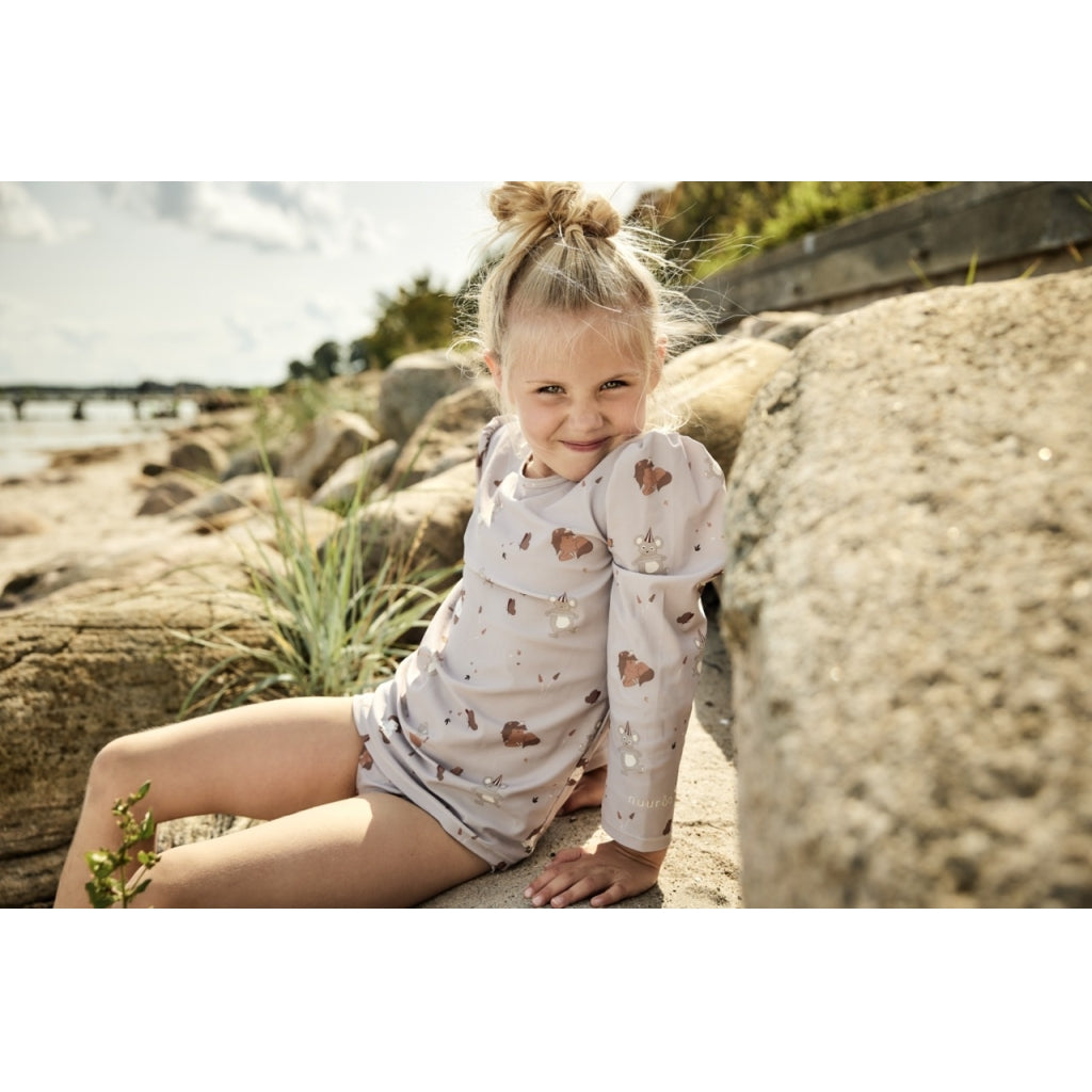 nuuroo - UV badetrøje til børn - Str. 98-104 - Genanvendt polyester