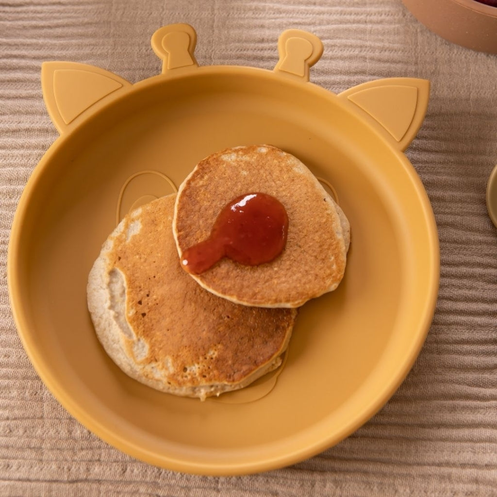 nuuroo - Silikone spisesæt - 3-pak - 100% LFGB silikone - Dusty Yellow