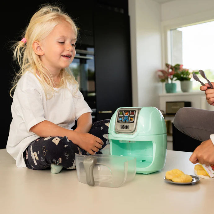X - Sobczyk Junior - Legetøjs airfryer med flere dele - Grøn