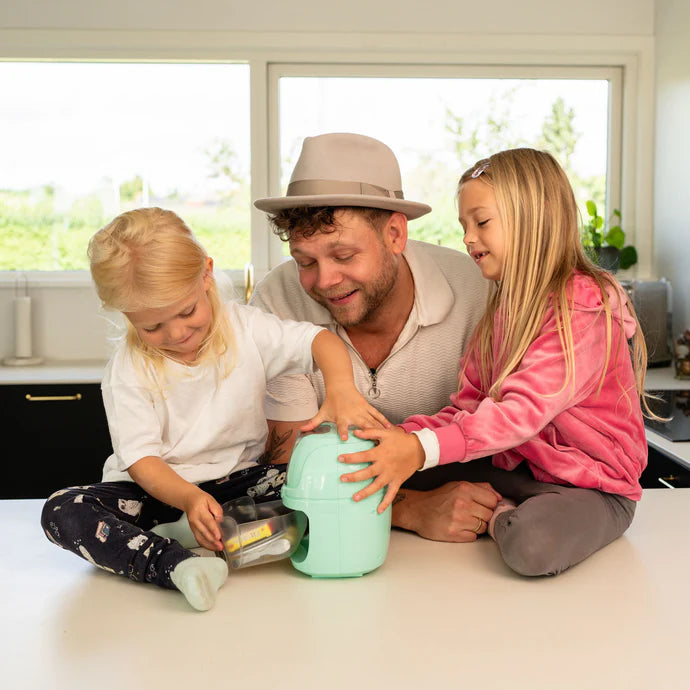 X - Sobczyk Junior - Legetøjs airfryer med flere dele - Grøn