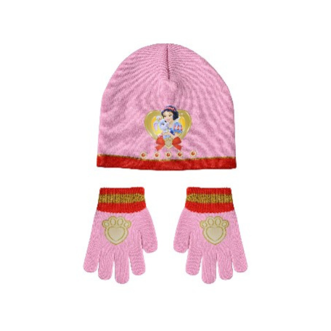 X - Palace Pets vinterhue og handsker - 2-pak - Onesize - Lyserød