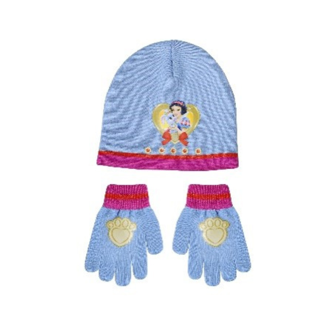 X - Palace Pets vinterhue og handsker - 2-pak - Onesize - Lyseblå