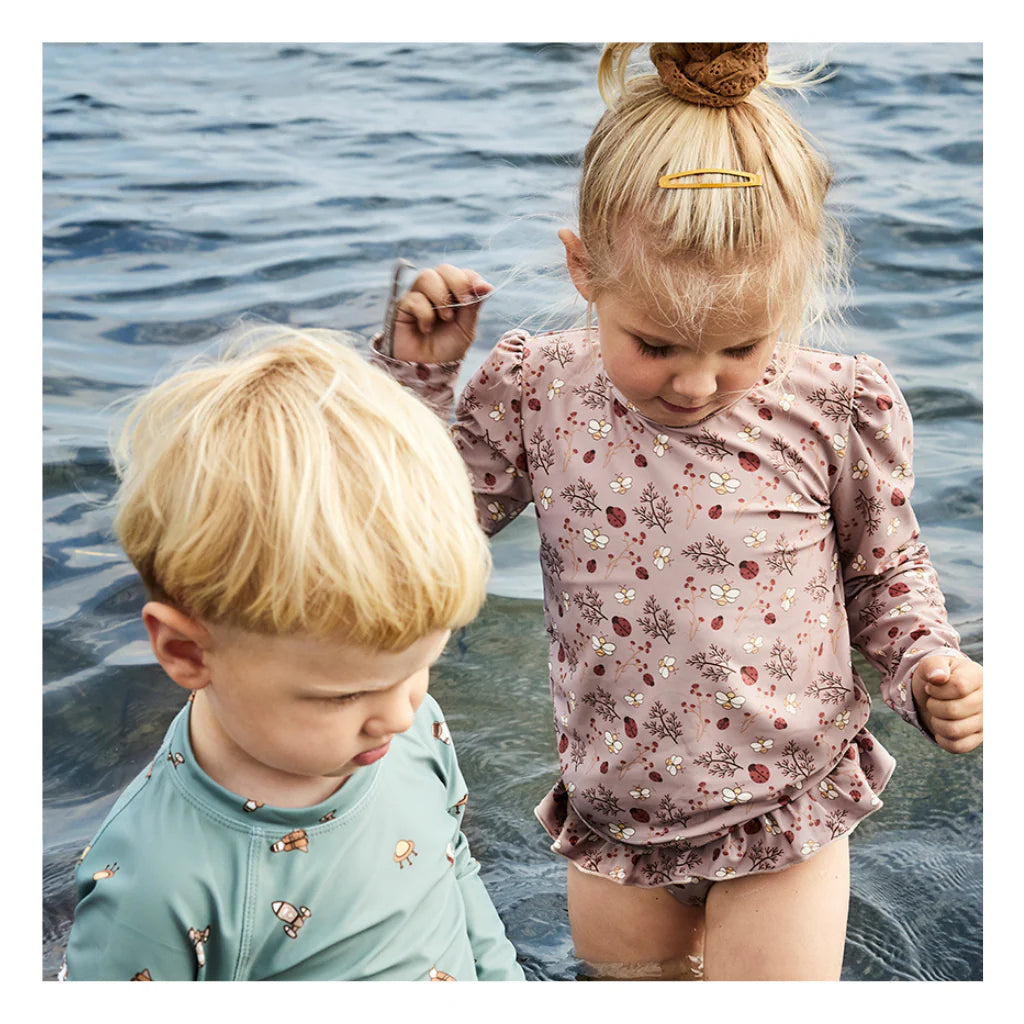 nuuroo - UV badebluse til børn - Str. 122-128 - Genanvendt polyester