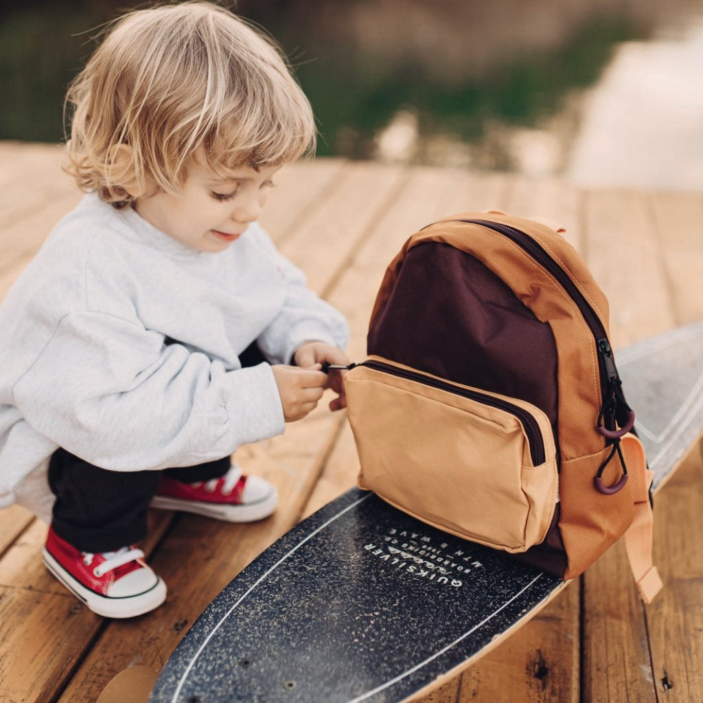 nuuroo - Rygsæk til børn - Børnehavetaske - Yellow Block