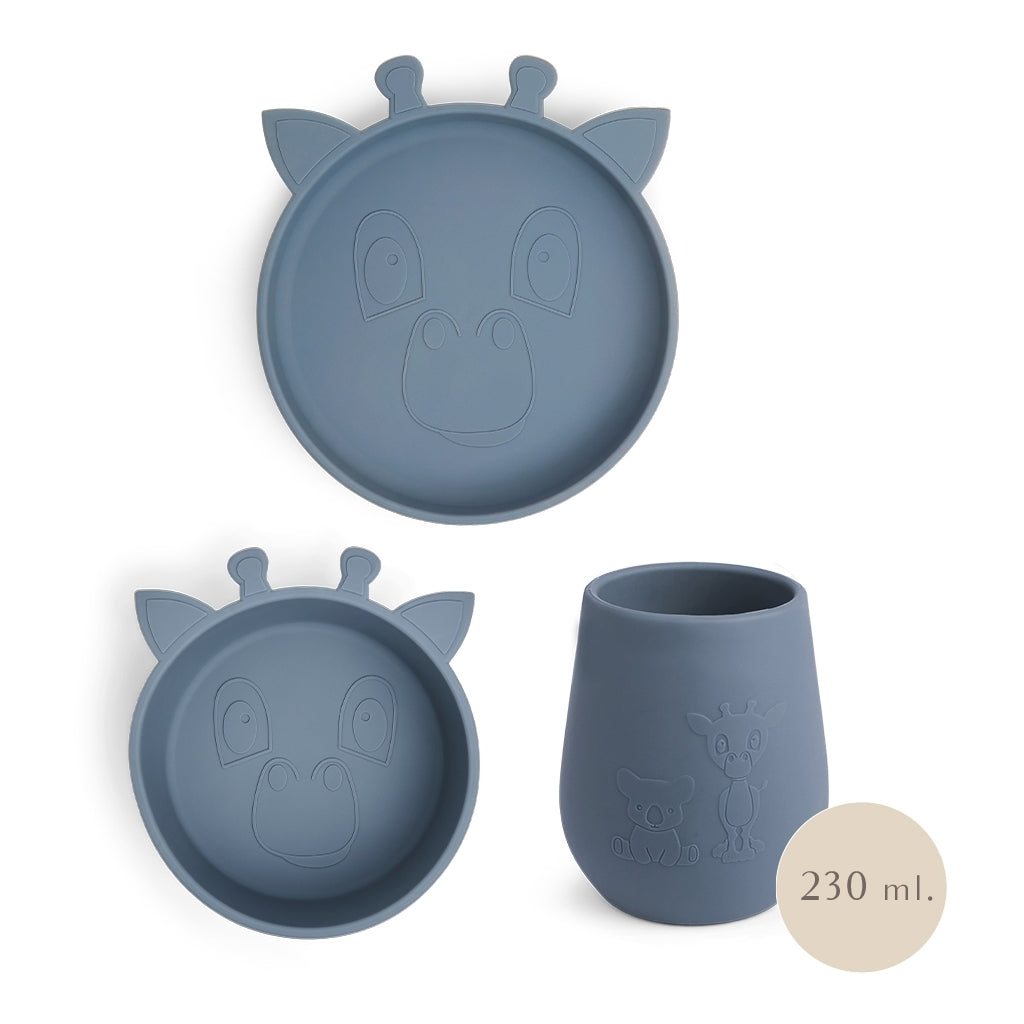 nuuroo - Silikone spisesæt - 3-pak - 100% LFGB silikone - Bering Sea