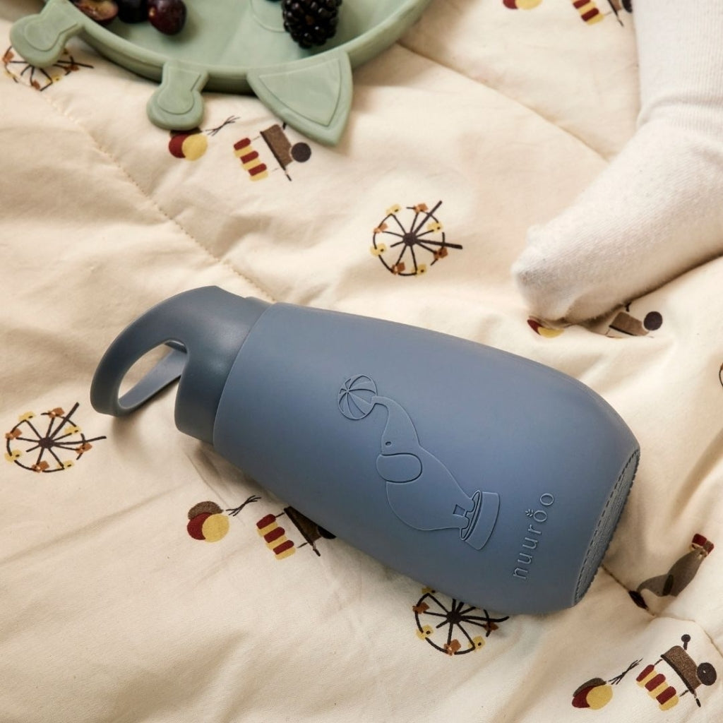 nuuroo - Silikone drikkeflaske - Vandflaske - 350 ml - Bering Sea