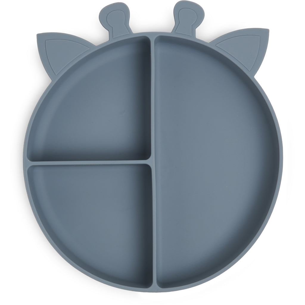 nuuroo - Ruminddelt silikone tallerken - 100% LFGB silikone - Bering Sea