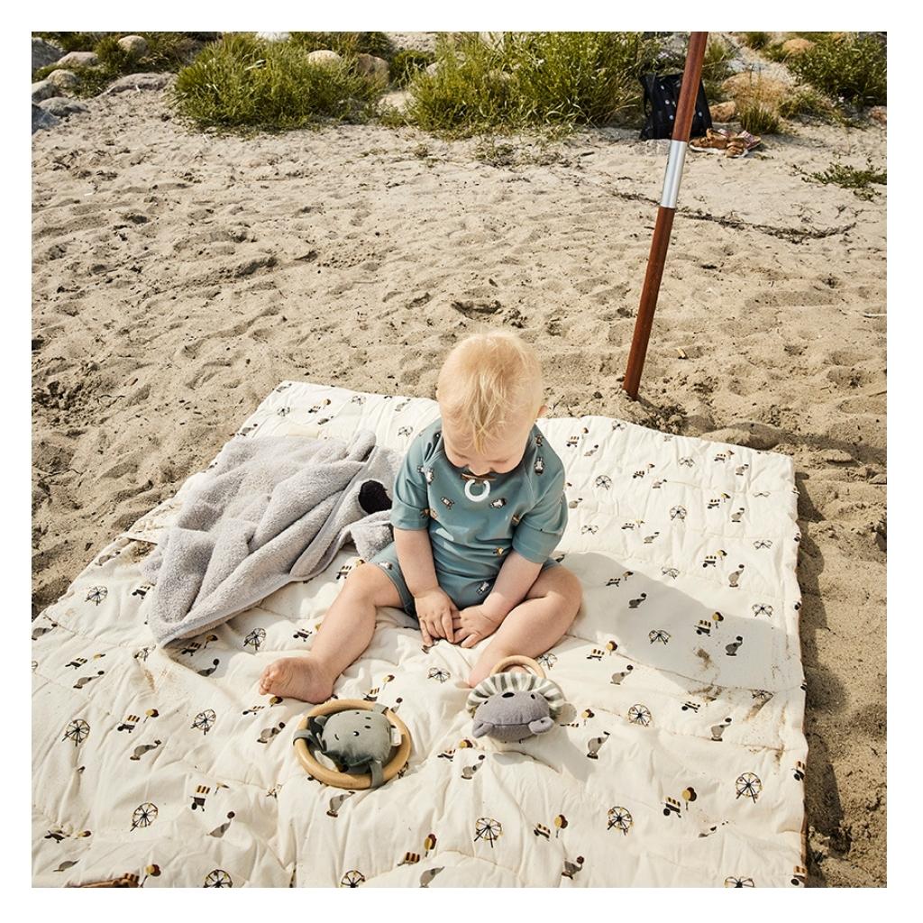 nuuroo - Legetæppe til småbørn - Økologisk bomuld - 120x120 - Cirkus