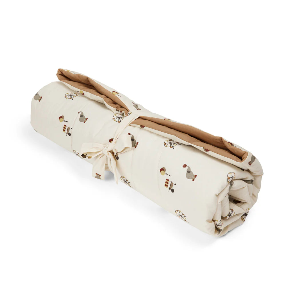 nuuroo - Legetæppe til småbørn - Økologisk bomuld - 120x120 - Cirkus