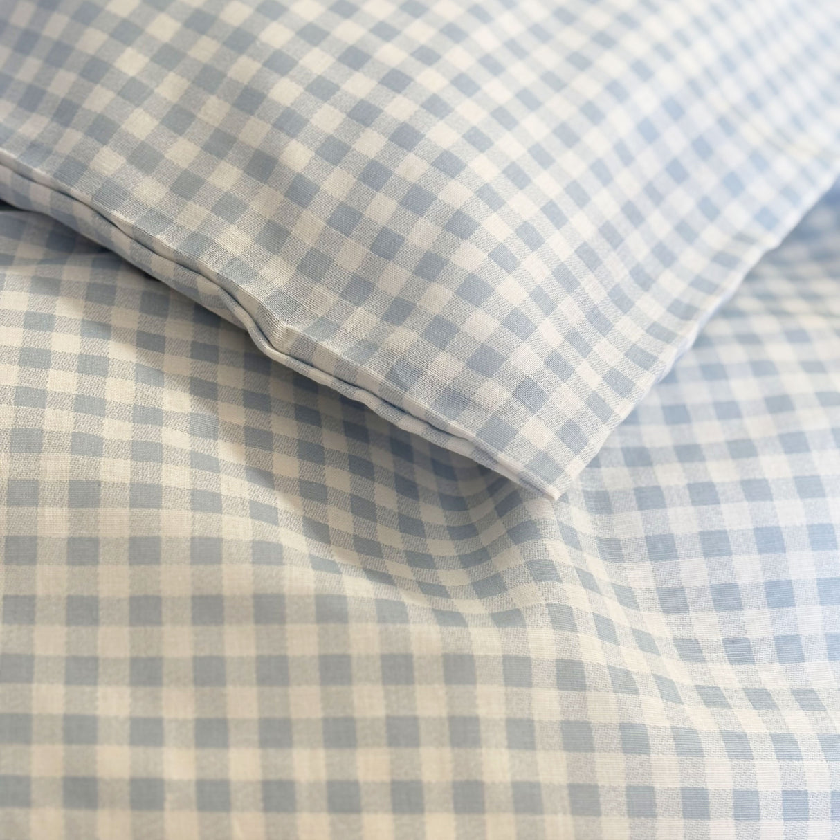 By Mats - Junior sengetøj - 100% Blødt bomuld - 100x140 cm - Blue Check