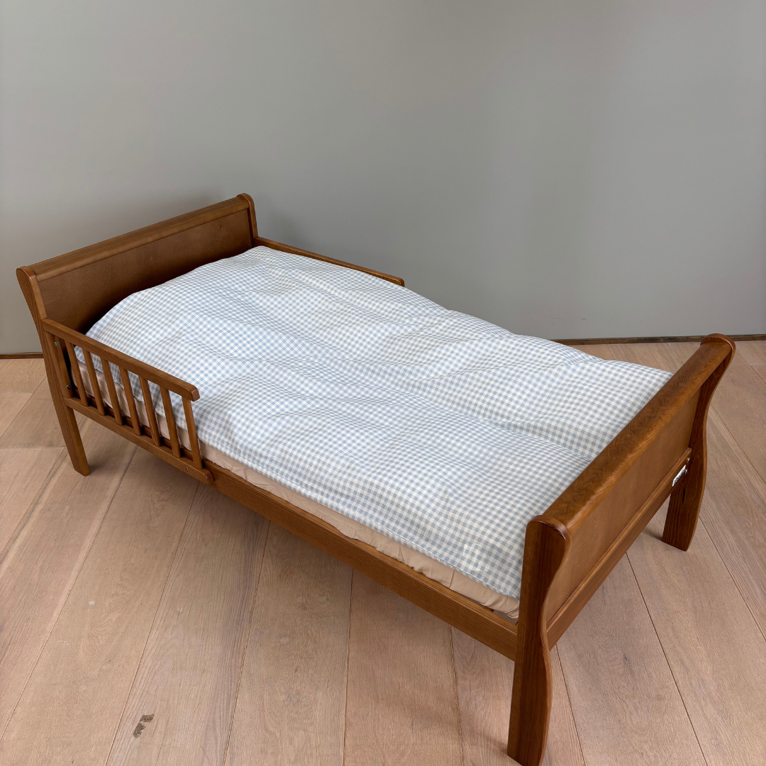 By Mats - Junior sengetøj - 100% Blødt bomuld - 100x140 cm - Blue Check