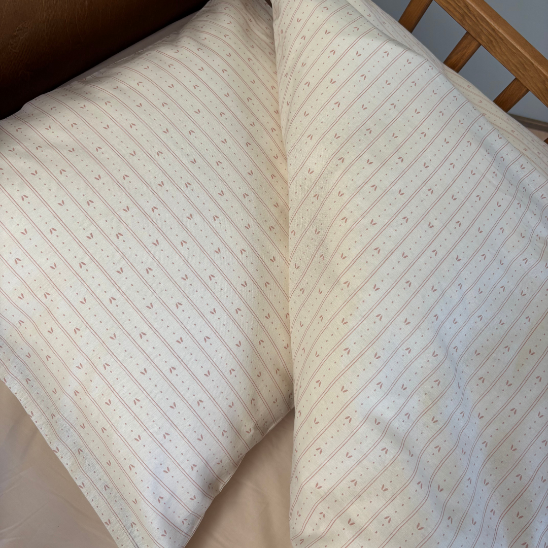 By Mats - Junior sengetøj - 100% Blødt bomuld - 100x140 cm - Leaf Stripe