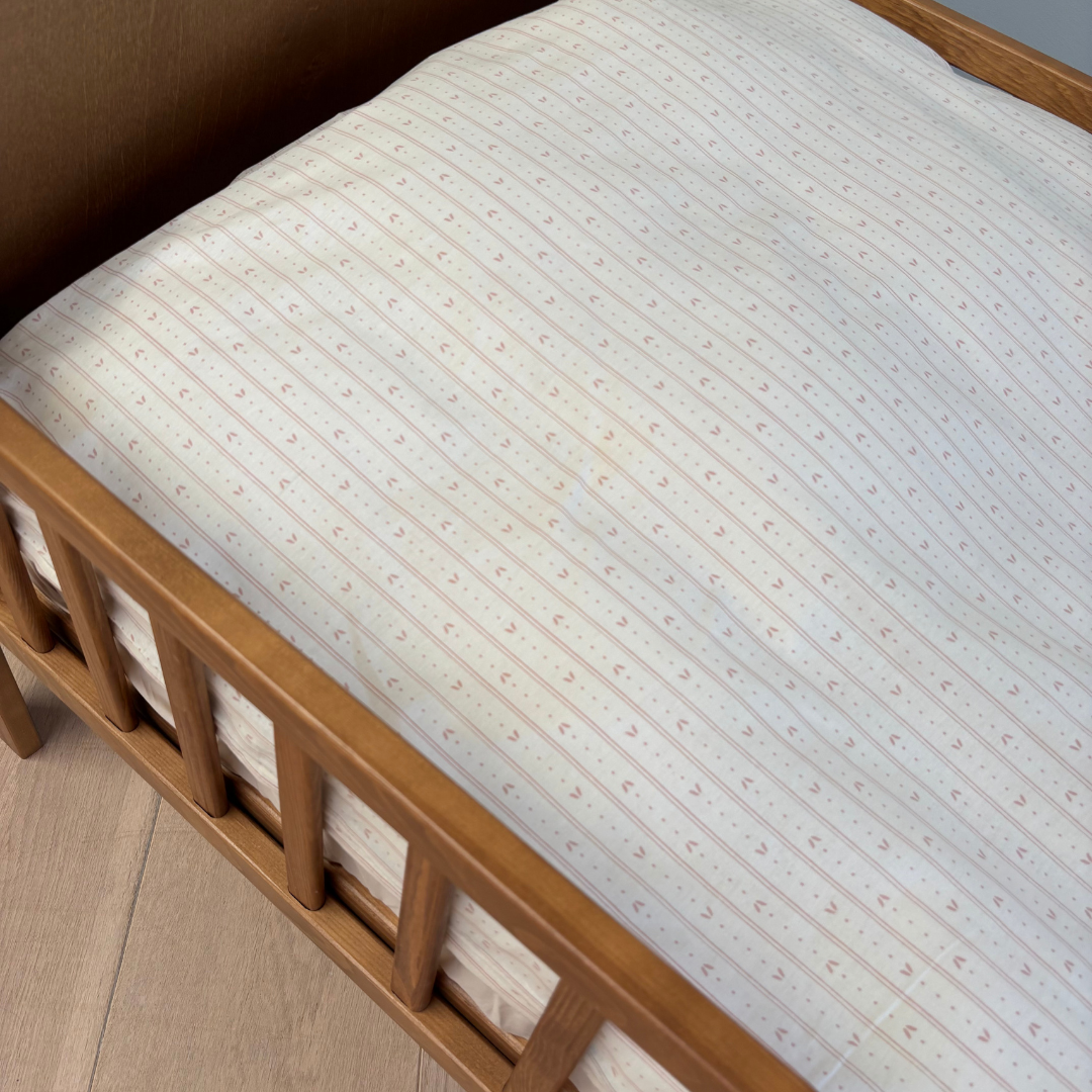 By Mats - Junior sengetøj - 100% Blødt bomuld - 100x140 cm - Leaf Stripe