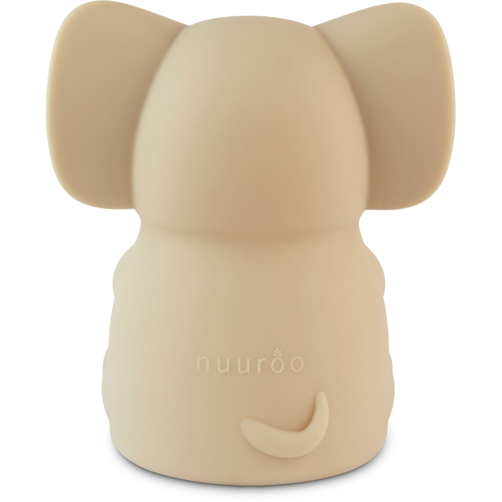 nuuroo - Silikone natlampe - Vågelampe til børn - Cream