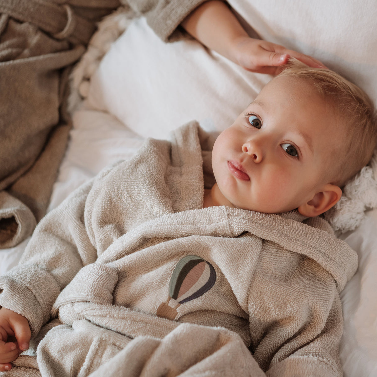 Petu Petu - Badekåbe til børn - 3-4 år - Bomuld - Luftballon