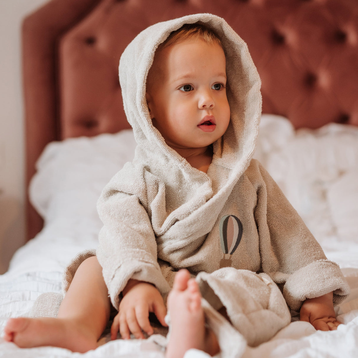 Petu Petu - Badekåbe til børn - 3-4 år - Bomuld - Luftballon
