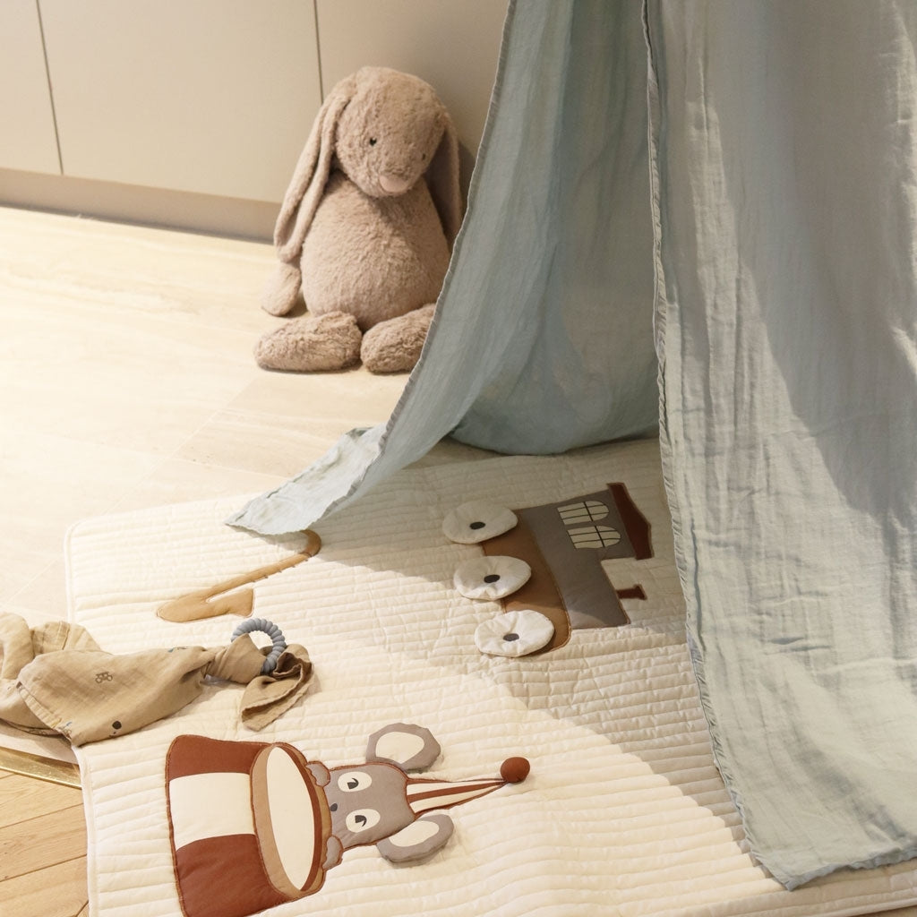 nuuroo - Sengehimmel i økologisk bomuld - Dusty Blue