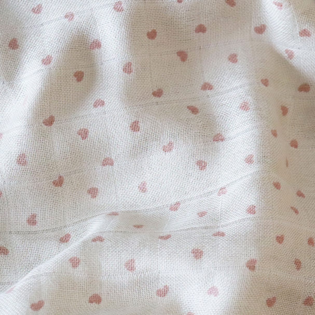 nuuroo - Bambus svøb - 100% bambus - 110x110 cm - Hearts