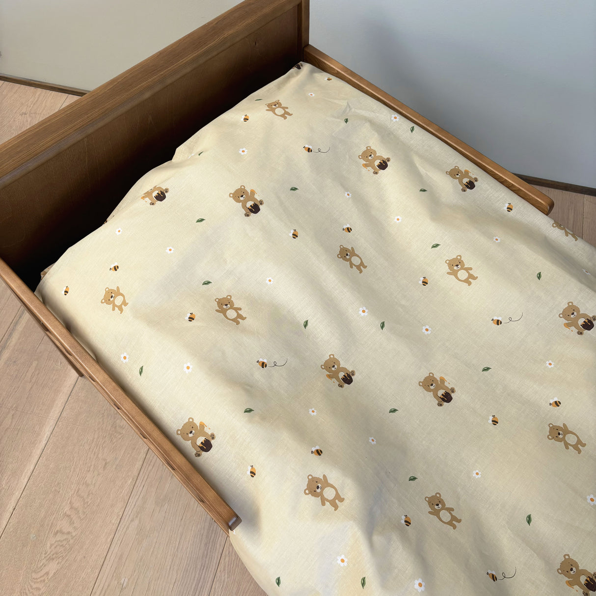 By Mats - Junior sengetøj - 100% Blødt bomuld - 100x140 cm - Teddy