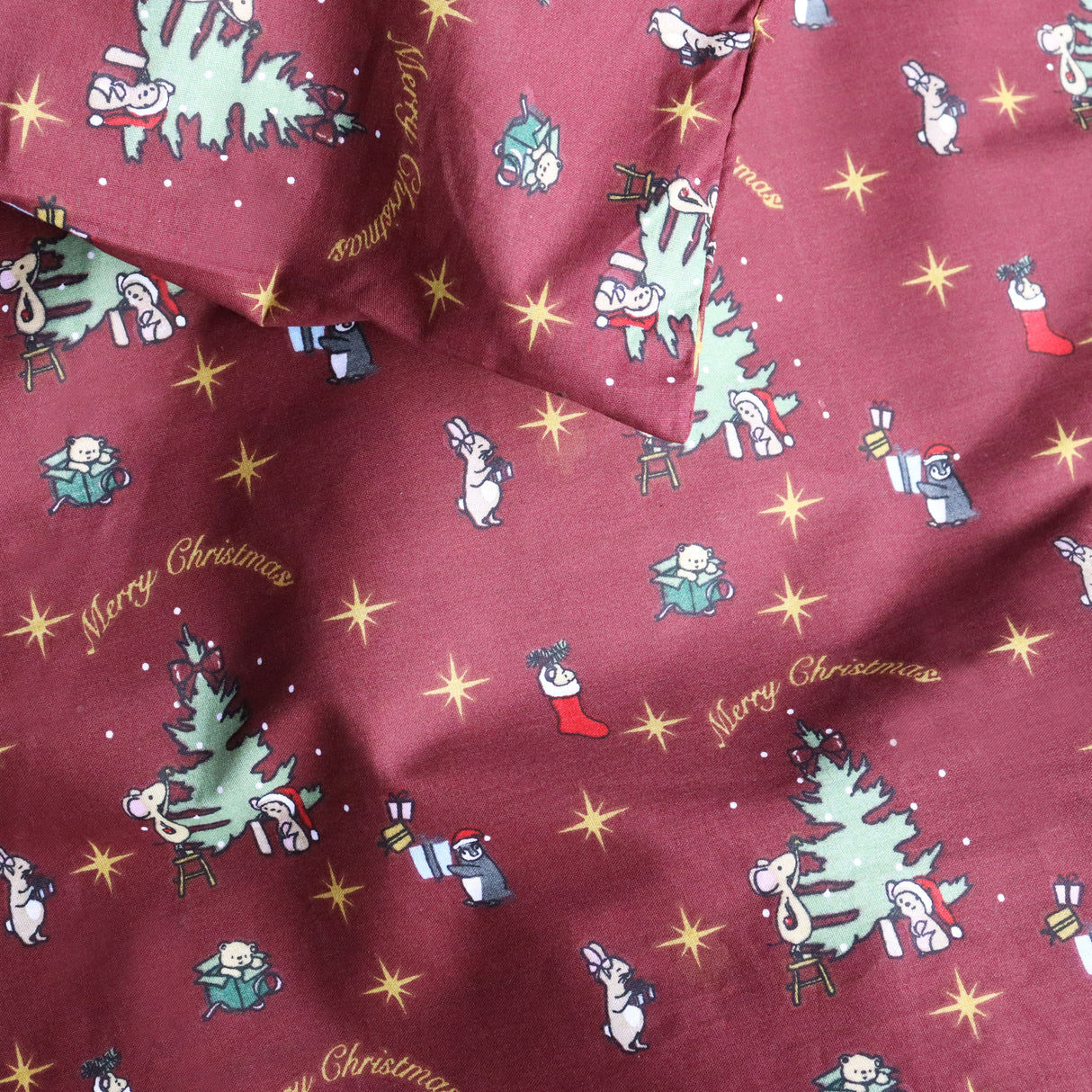 By Mats - Baby sengetøj - 100% Blødt bomuld - 70x100 cm - Christmas Eve