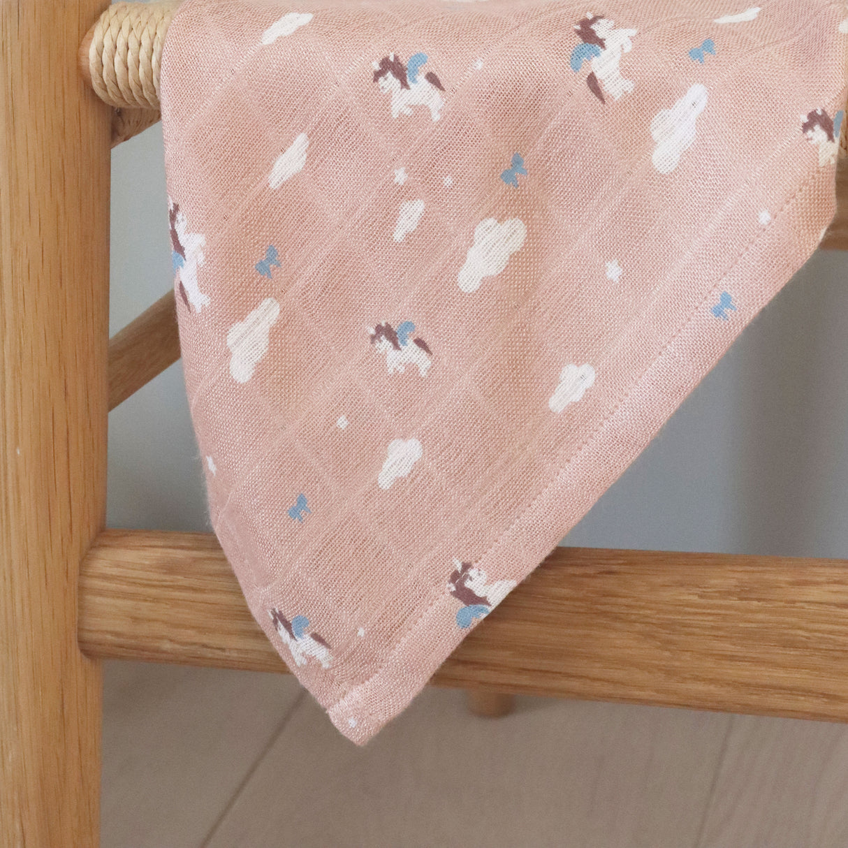nuuroo - Bambus stofbleer - 2 stk. - 100% bambus - 60x60 cm - Unicorn Sky
