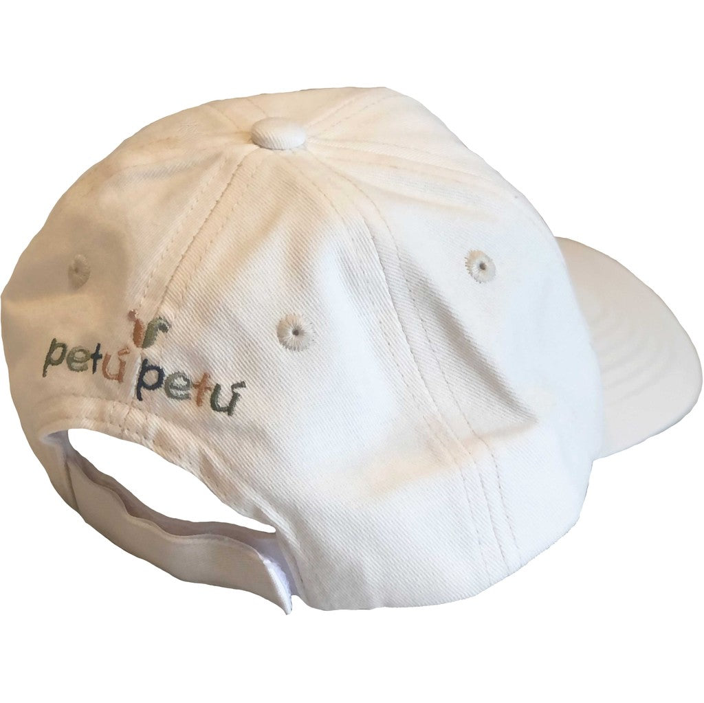 Petu Petu - Kasket til børn - 1-4 år - Råhvid