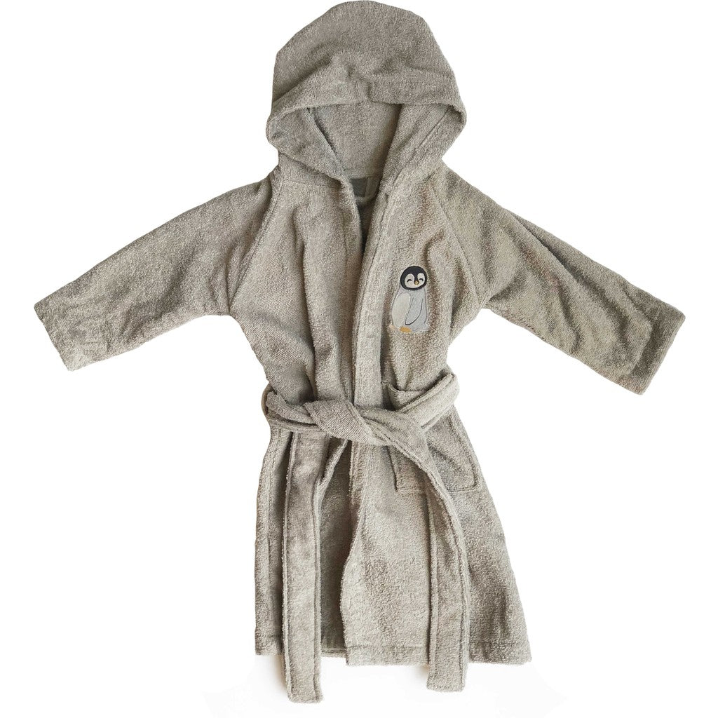 Petu Petu - Badekåbe til børn - 1-2 år - Bomuld - Pingvin