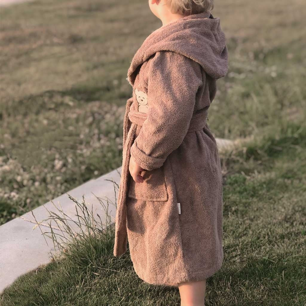 Petu Petu - Badekåbe til børn - 5-6 år - Bomuld - Teddy