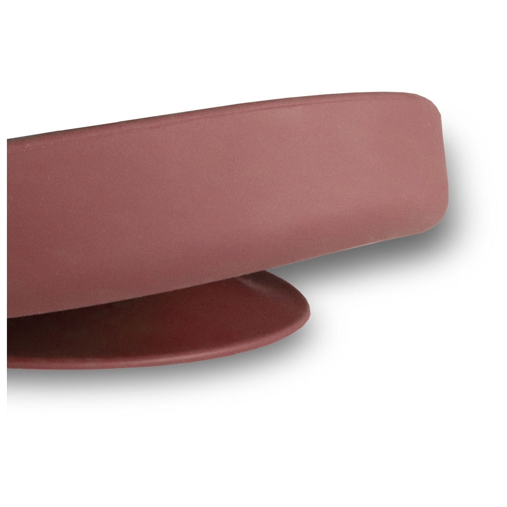 nuuroo - Ruminddelt silikone tallerken - 100% LFGB silikone - Mahogany