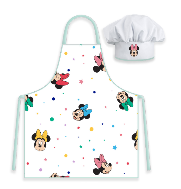 B - Forklæde til børn - 100% polyester - Minnie Mouse