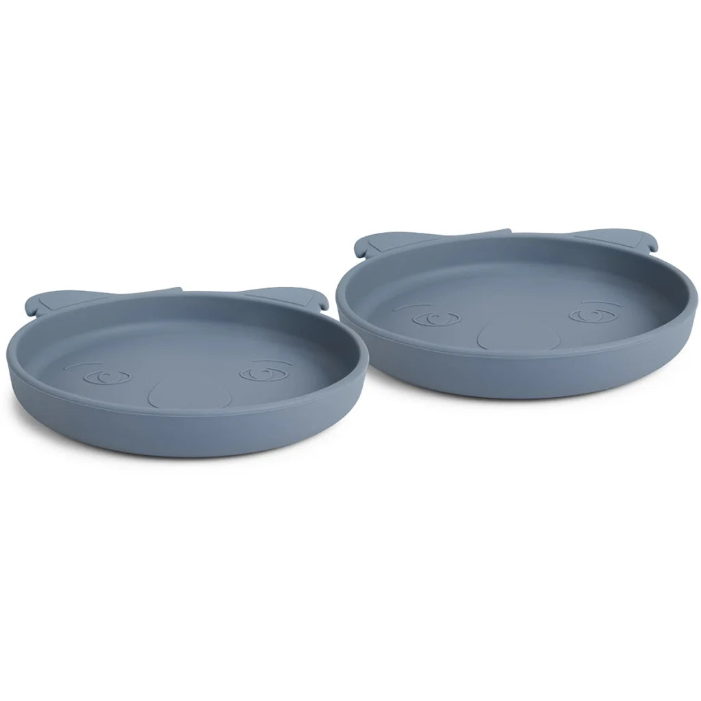 nuuroo - Silikone tallerken - 2-pak - 100% LFGB silikone - Bering Sea