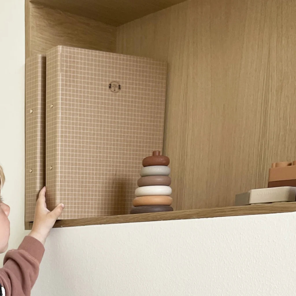 nuuroo - Stabletårn til børn - Silikone stabletårn - 6 stk. - Brun mix