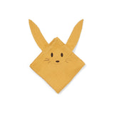 nuuroo - 2-pak stofbleer med øre - 100% økologisk bomuld - 70x70 cm - Golden Yellow
