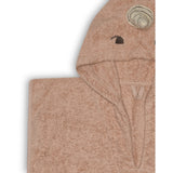 nuuroo - Børne poncho med hætte- 100% økologisk bomuld - Rose Unicorn