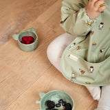 nuuroo - Spiseforklæde - Hagesmæk med ærmer - Light green space