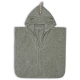 nuuroo - Børne poncho - 100% økologisk bomuld - Light Green Dino