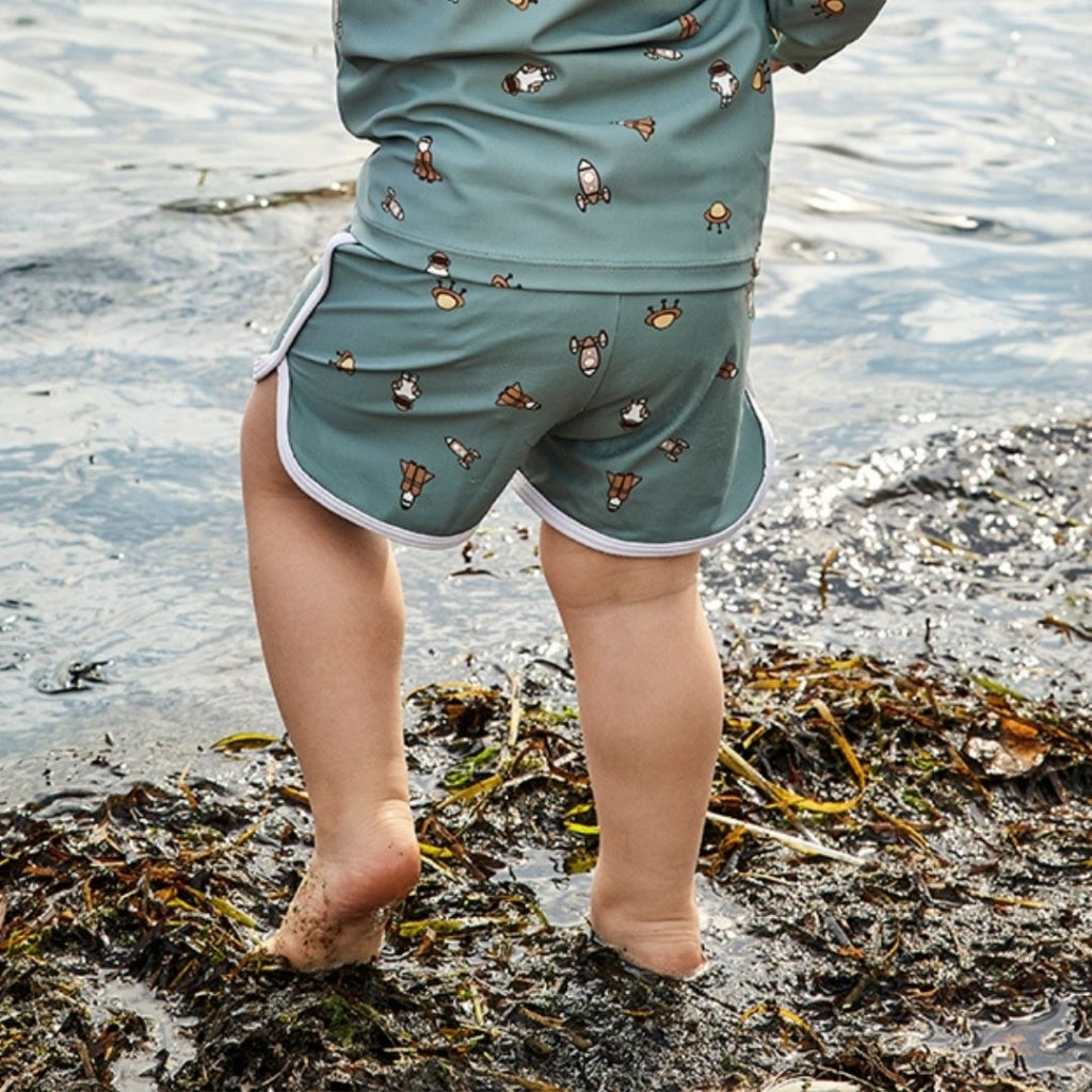 nuuroo - UV badeshorts til børn - Str. 98-104 - Genanvendt polyester
