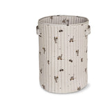 nuuroo - Quiltet opbevaringskurv - 46 cm - Økologisk bomuld - Music Dino