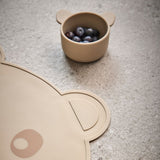 nuuroo - Dækkeserviet til børn - 100% LFGB silikone - Cobblestone
