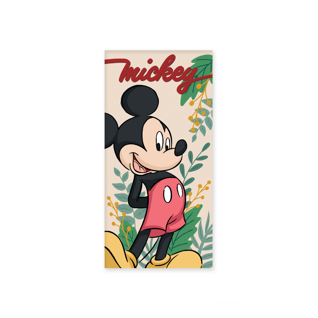 B - Badehåndklæde til børn - Mickey - 70x140 cm - 100% Bomuld