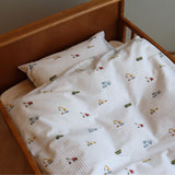 By Mats - Baby sengetøj - 100% Blødt bomuld - 70x100 cm - Excavators