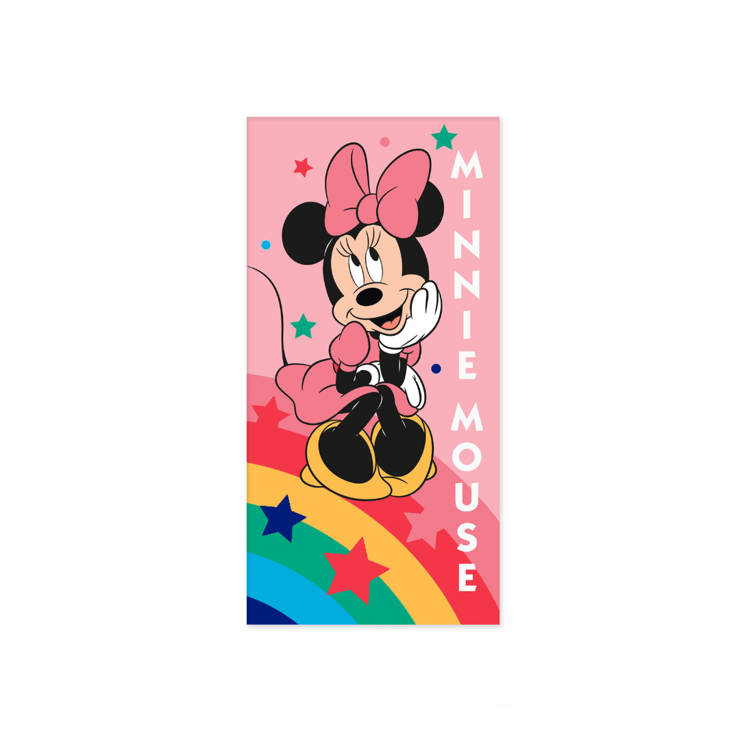 B - Badehåndklæde til børn - Minnie - 70x140 cm - 100% Bomuld