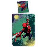 B - Senior sengetøj - Spiderman - 140x200 cm - 100% Bomuld