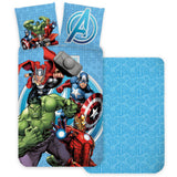 B - Junior sengetøj - Avengers - 100x140 cm - 100% Bomuld
