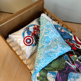 B - Junior sengetøj - Selvlysende sengetøj - 100x140 cm - 100% Bomuld - Avengers