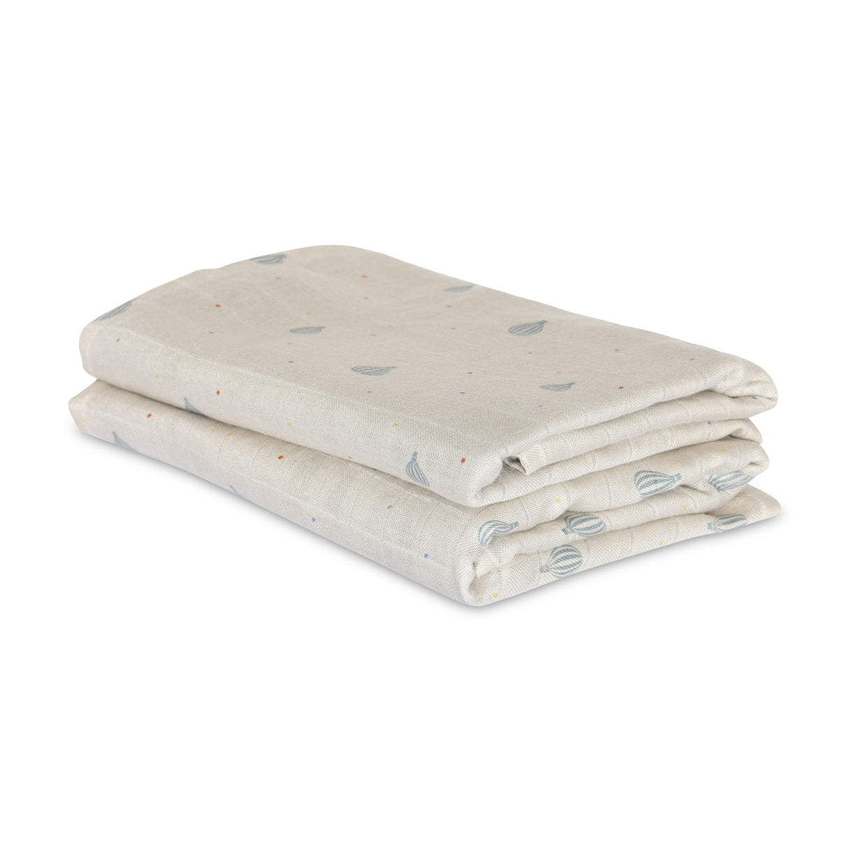 nuuroo - Bambus stofbleer - 2 stk. - 100% bambus - 60x60 cm - Air balloon dot