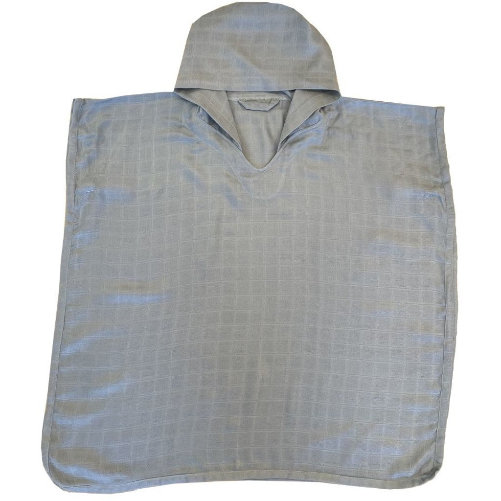 Petu Petu - Muslin poncho i bambus - 3-4 år - Lyseblå